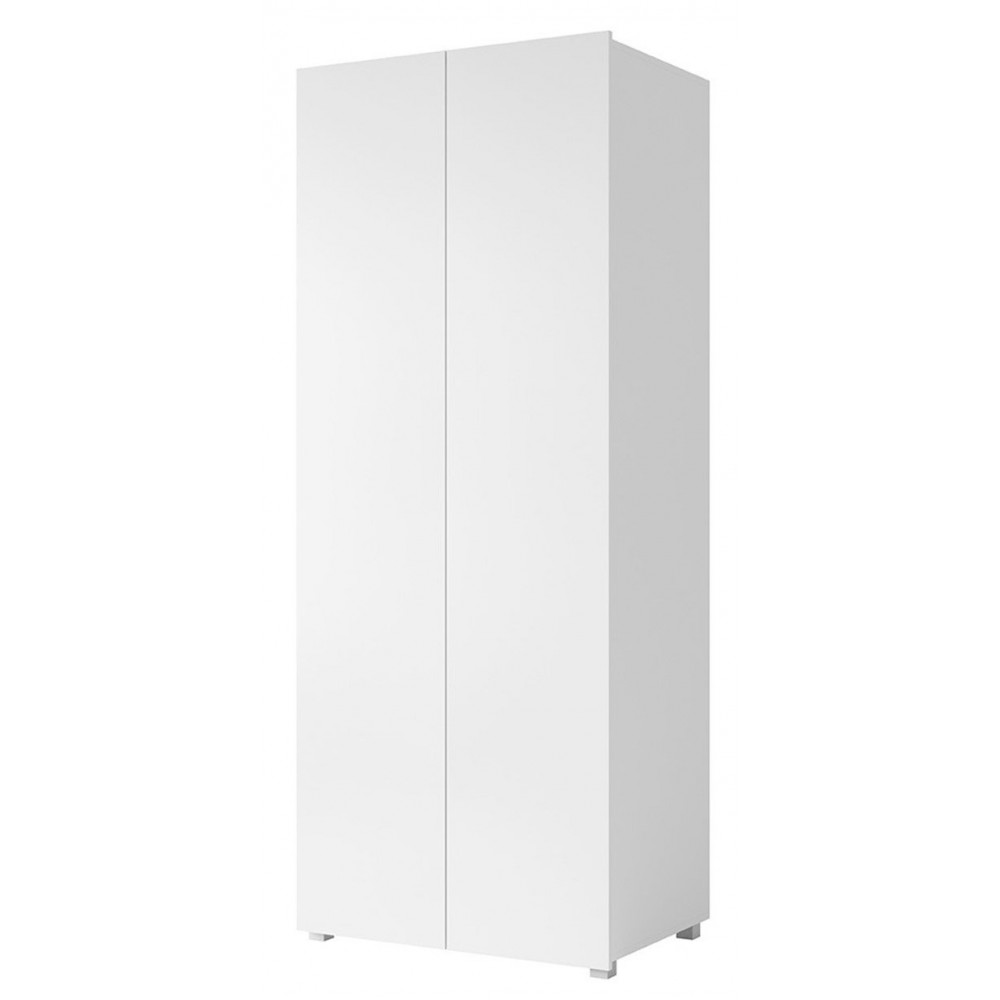 Ντουλάπα Calabrini δίφυλλη-Λευκό