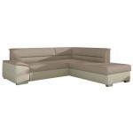 Γωνιακός καναπές Versus-Μπεζ-Δεξιά