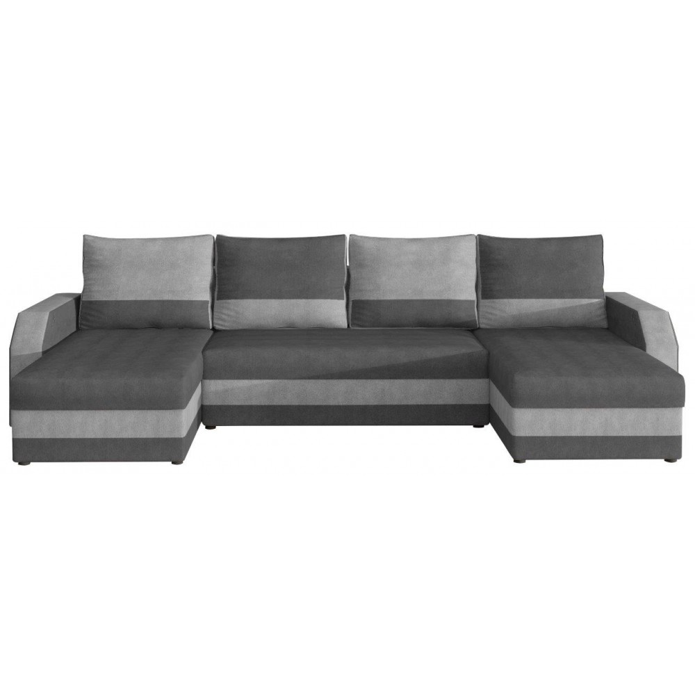 Γωνιακός καναπές Marta-Γκρι σκούρο - γκρι ανοιχτό