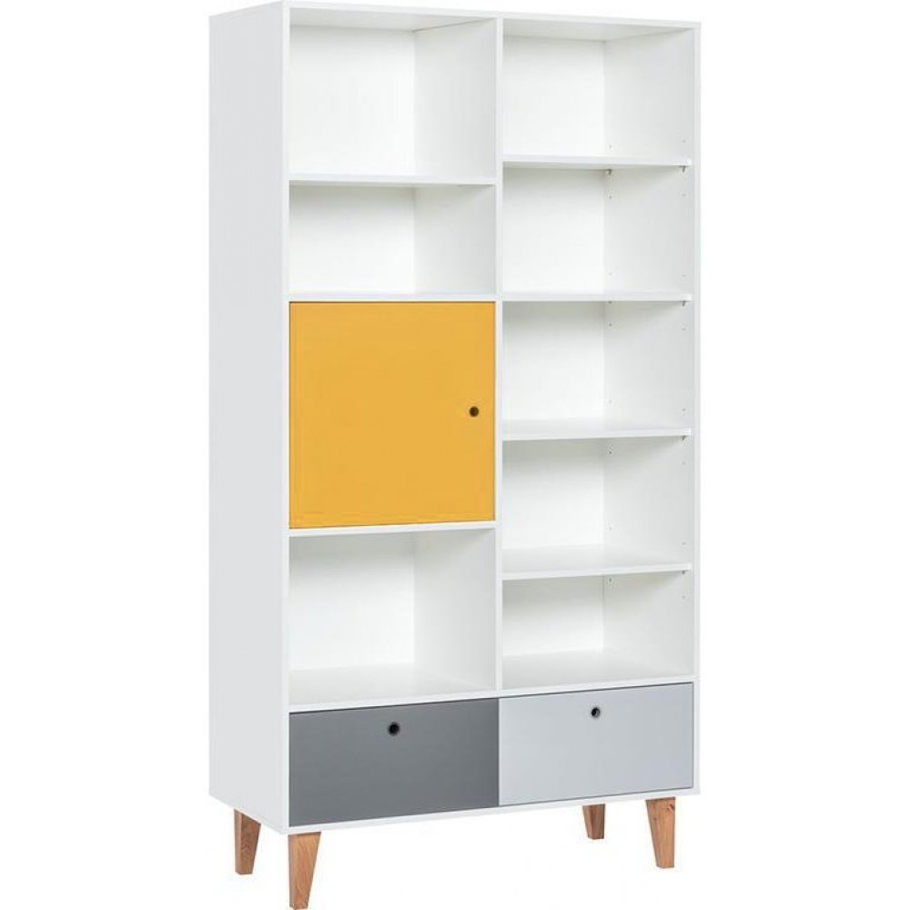 Βιβλιοθήκη Concept plus-Κίτρινο