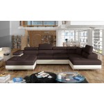 Γωνιακός καναπές Romeo-Δεξιά-Καφέ