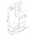 Έπιπλο εισόδου Gusto