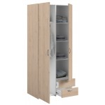 Ντουλάπα Dorm δίφυλλη 80.7x51.3x185