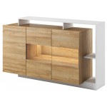 Μπουφές Oak-Leuko Fusiko