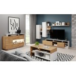 Μπουφές Oak-Leuko Fusiko