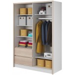 Ντουλάπα Portal-Leuko-Μήκος: 130 εκ.