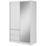 Ντουλάπα Portal-Leuko-Μήκος: 130 εκ.