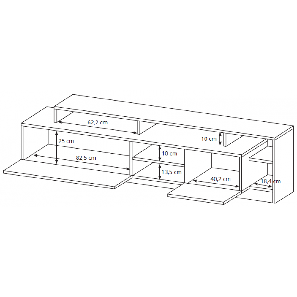 Φωτισμός LED για μπουφέ Oak