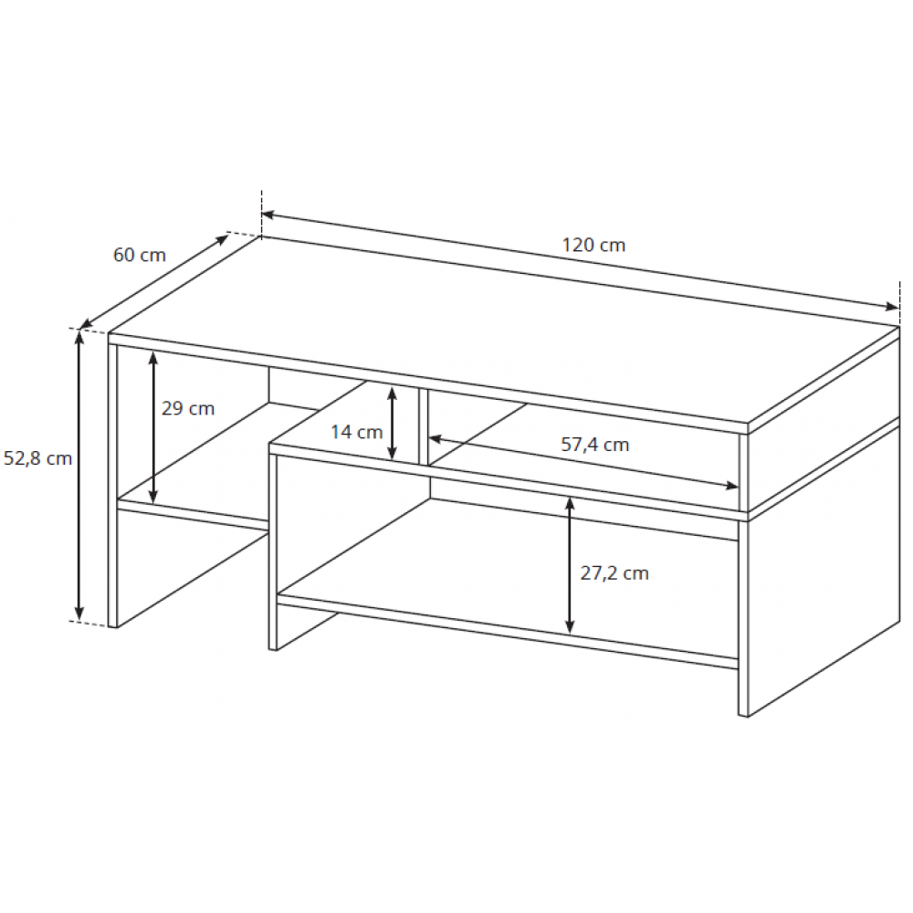 Φωτισμός LED για μπουφέ Oak