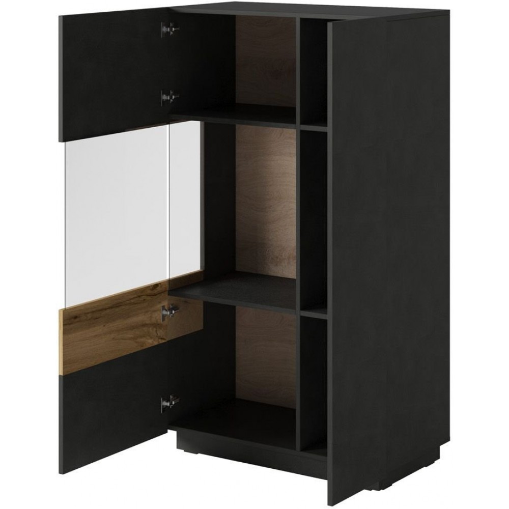 Βιτρίνα χαμηλή Selki 80x40x139