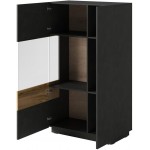 Βιτρίνα χαμηλή Selki 80x40x139