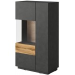 Βιτρίνα χαμηλή Selki 80x40x139