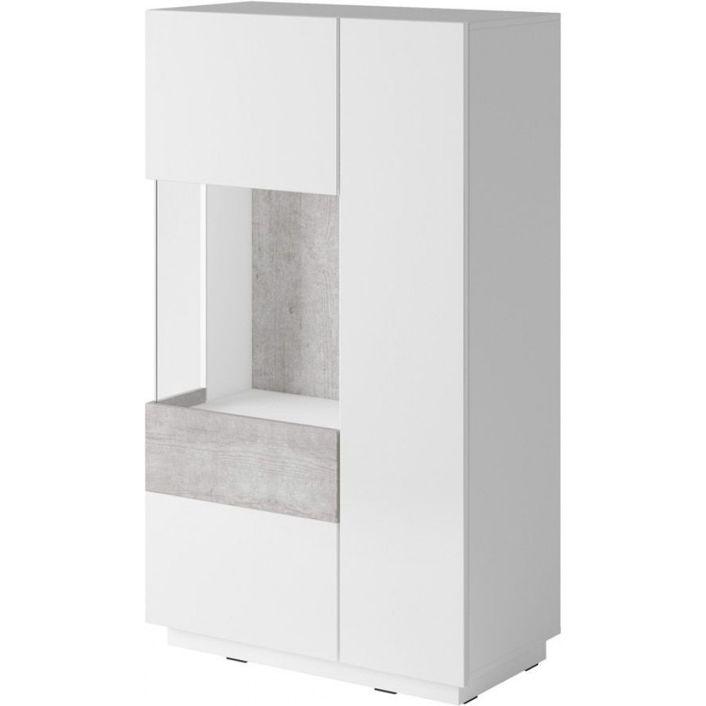 Βιτρίνα χαμηλή Selki 80x40x139