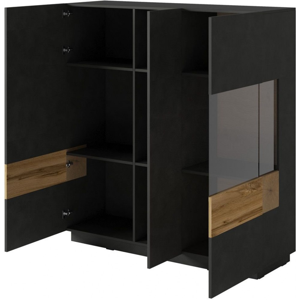 Βιτρίνα χαμηλή Selki plus 130x40x139