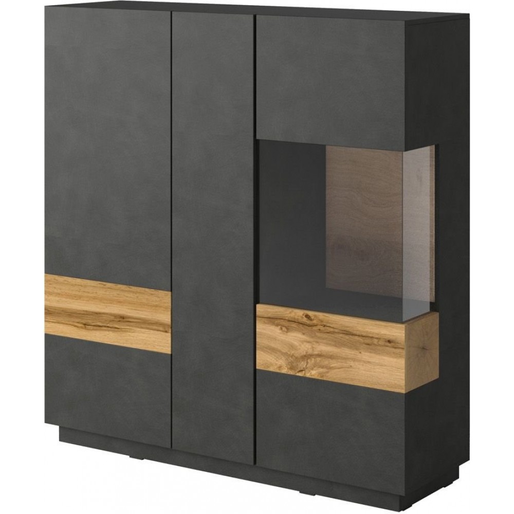 Βιτρίνα χαμηλή Selki plus 130x40x139