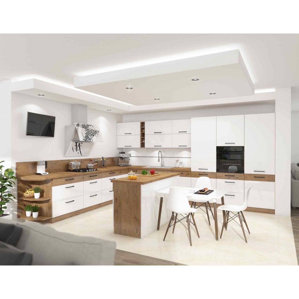 Επίτοιχο ντουλάπι με ράφια Virgo 30