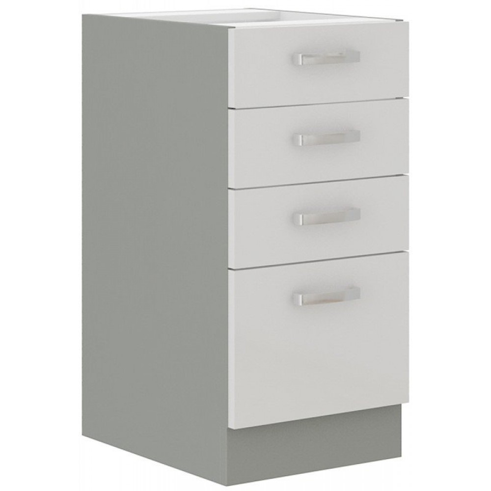 Επιδαπέδιο ντουλάπι Ingrid 40 D 4S-Leuko