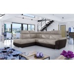 Γωνιακός καναπές Lorenzo-Αριστερή-Kafe - Mpez