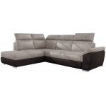 Γωνιακός καναπές Lorenzo-Αριστερή-Kafe - Mpez