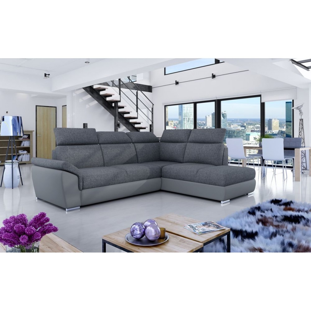 Γωνιακός καναπές Lorenzo-Δεξιά-Gkri -Gkri Skouro