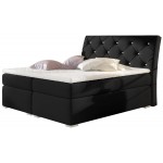 Επενδεδυμένο κρεβάτι Baltimore με στρώμα και ανώστρωμα-160 x 200-Mauro