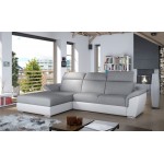 Γωνιακός καναπές Trieste-Αριστερή-Leuko - Gkri anoixto