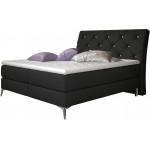 Επενδυμένο κρεβάτι Ethel με στρώμα και ανώστρωμα-180 x 200-Mauro